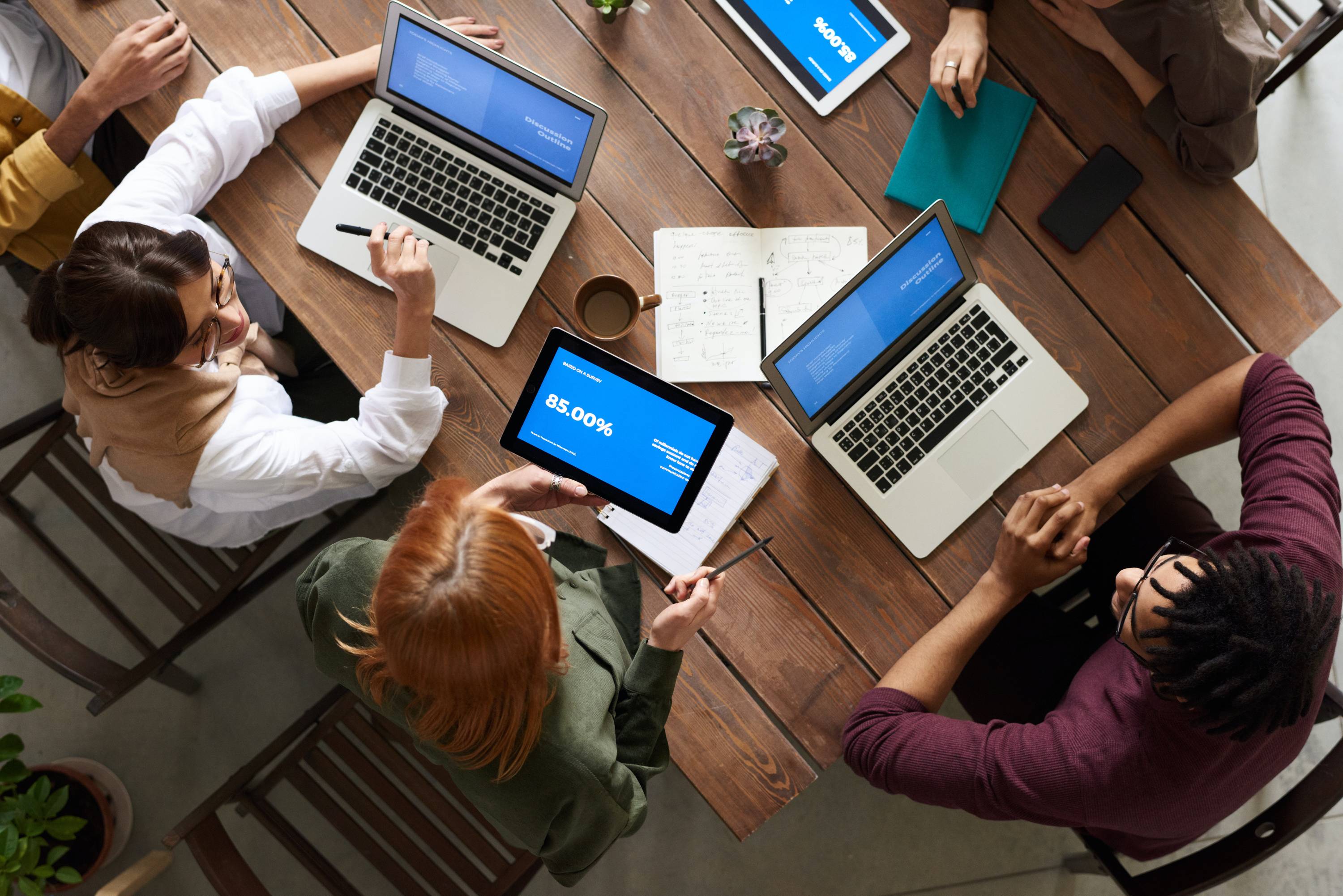 DND Software development team at work